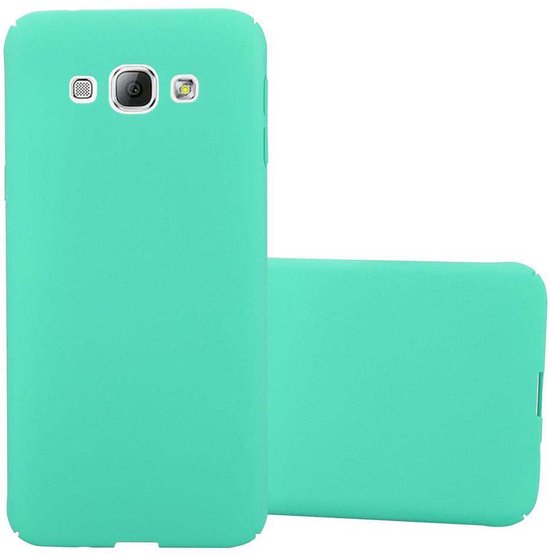 Coque Cadorabo pour Samsung Galaxy A8 2015 en VERT GIVRÉ - Coque de protection rigide au look givré contre les rayures et les chocs