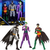 DC Comics Batman - Batman et Robin contre le Joker - Jeu de figurines - 30 cm