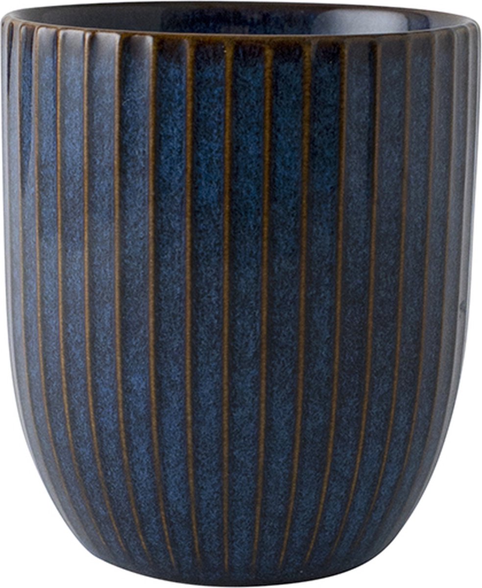 Dutch Rose Sapphire Sapphire Mok - Theemok - Koffiemok - zonder oor Blauw - 26 cl.