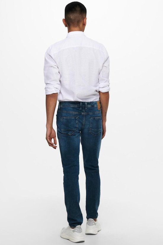 ONLY & SONS - ONSCAIDEN LIFE LS SOLID LINEN BLEND NOOS Heren Overhemd