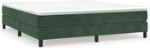 vidaXL-Bedframe-fluweel-donkergroen-160x200-cm