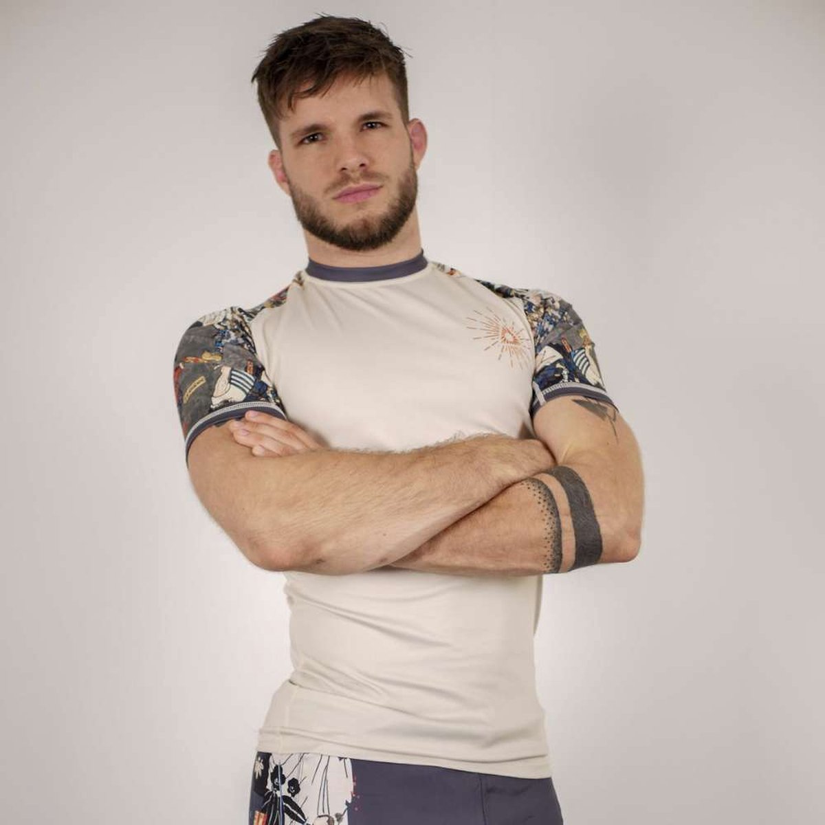 Energia Fightwear Story 2.0 - Shortsleeve Rashguard L - MMA/BJJ - Heren/Dames - Bescherming Vechtsport