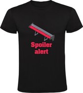 Spoiler alert Heren T-shirt | autoliefhebber | car | tuner | auto | grappig | Zwart