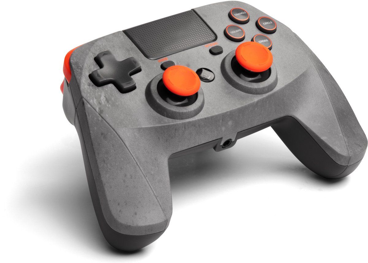 Snakebyte Wireless Bluetooth Gamepad-Controller 4 S -PS4 -grijs/Oranje
