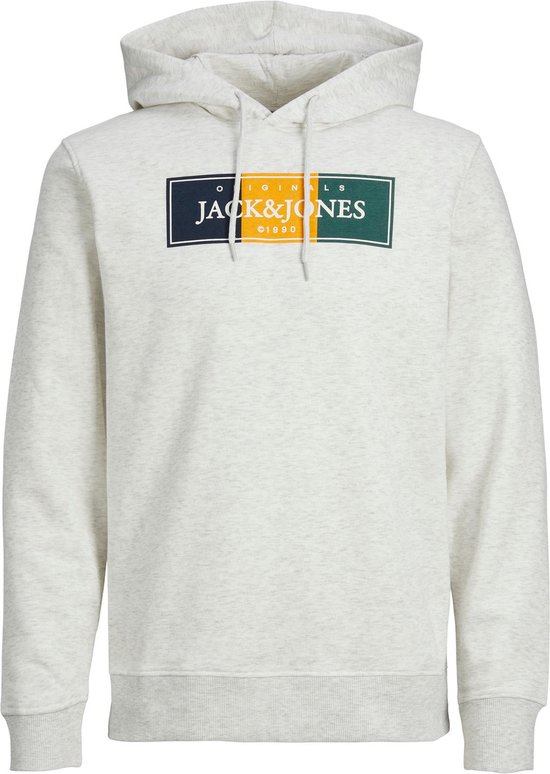 Jack & Jones - Heren Hoodies Jorcody Sweat Hood - Grijs - Maat L