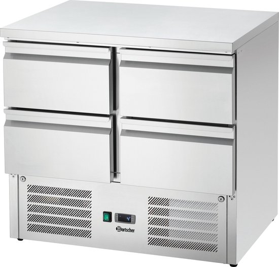 Mini-Koelwerkbank 900S4 - Bartscher 200282 - Horeca & Professioneel