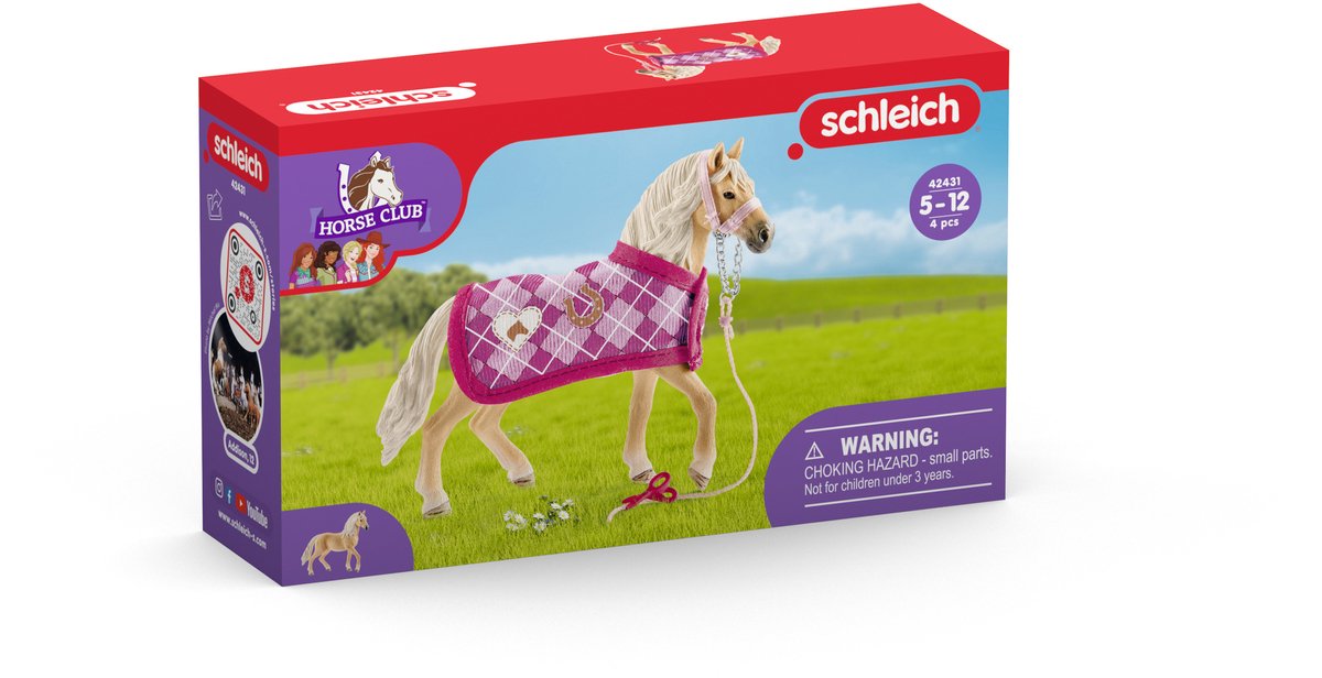 schleich HORSE CLUB - Horse Club Sofia’s modecreatie- Speelfiguur - Kinderspeelgoed voor Jongens en Meisjes - 5 tot 12 jaar — afbeelding 4