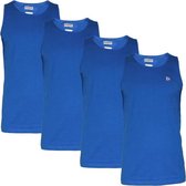 Donnay Muscle shirt - 4 Pack - Tanktop - Sportshirt - Heren - Maat M - Royal Blue-marl