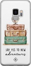 Samsung S9 hoesje siliconen - Wanderlust | Samsung Galaxy S9 case | multi | TPU backcover transparant