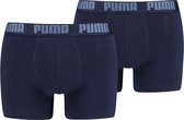 Puma Basic Boxer heren (2-pack) - navy blauw - Maat: XXL