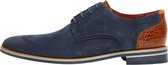 Van Lier Carmelo Heren Veterschoenen - Blauw - Maat 43.5