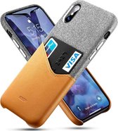 Hoesje Apple iPhone Xs / X - ESR Case Metro - Bruin/Grijs