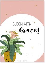 Poster A4 - Bloom with grace