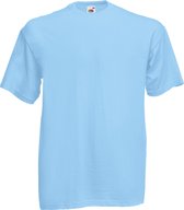 Fruit Of The Loom Heren Valueweight T-shirt met korte mouwen (Hemel Blauw)