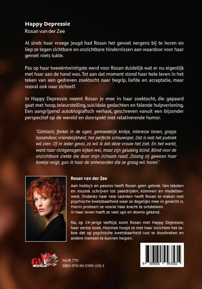 Happy Depressie - back cover