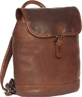 Justified Bags® Goa Lederen Rugzak / Rugtas Cognac