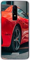 OnePlus 6 Hoesje Transparant TPU Case - Ferrari #ffffff