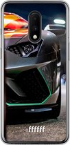 OnePlus 7 Hoesje Transparant TPU Case - Lamborghini #ffffff