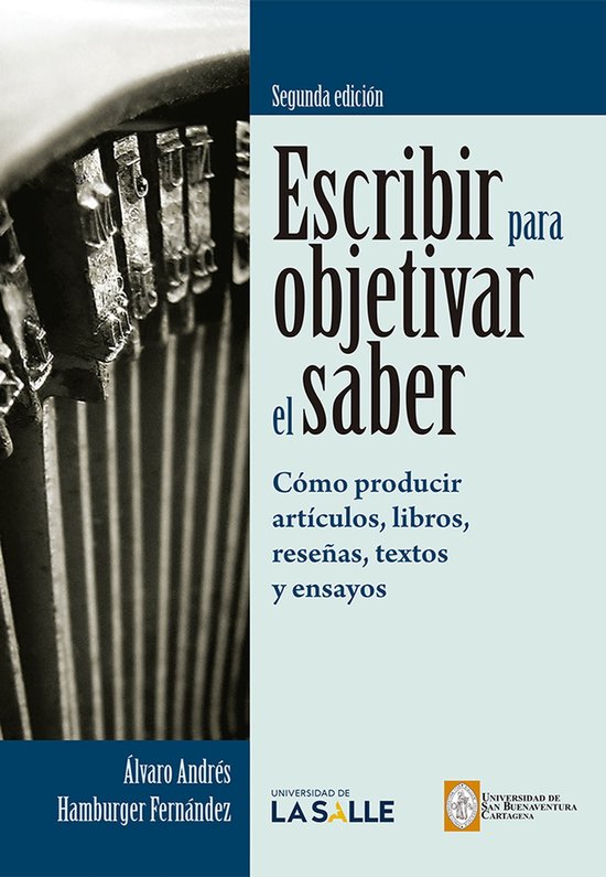 Escribir para objetivar el saber - cover