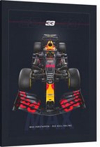 Max Verstappen (Red Bull Racing F1 2020) - Foto op Canvas - 75 x 100 cm