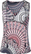 Cassis - Female - Top met mandalaprint en kant  - Roze