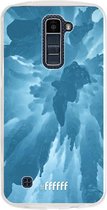 LG K10 (2016) Hoesje Transparant TPU Case - Ice Stalactite #ffffff