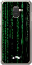 Samsung Galaxy A8 (2018) Hoesje Transparant TPU Case - Hacking The Matrix #ffffff