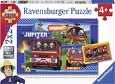 Ravensburger puzzel Waterloop met Brandweerman Sam - 2x24 stukjes - kinderpuzzel - Multicolor