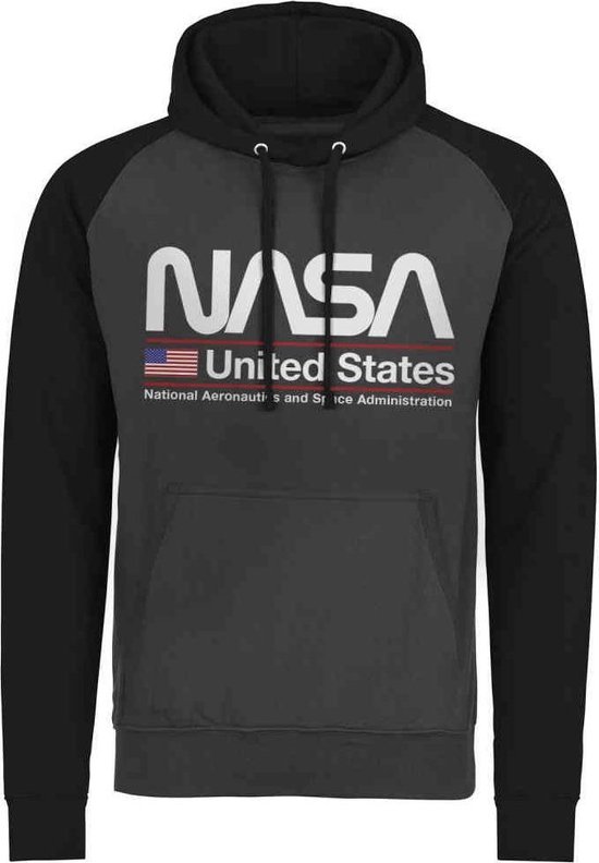 NASA Hoodie/trui -XL- United States Grijs/Zwart