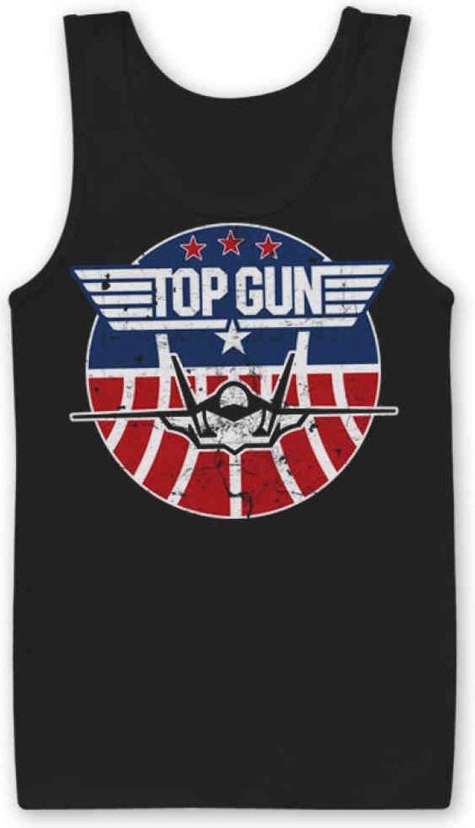 Top Gun Tanktop -S- Tomcat Zwart