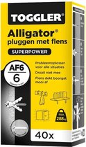 Pluggen Alligator Af6 Met Flens   Doos 40 Stuks