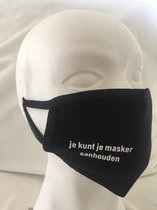 MASKER 'JE KUNT JE MASKER AANHOUDEN'