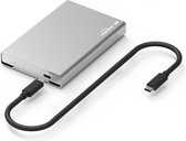 Blueendless U23Q SATA 2,5 inch Micro B-interface HDD-behuizing met USB-C / Type-C naar USB-C / Type-C-kabel, ondersteuningsdikte: 1 cm of minder