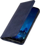 OnePlus Nord Book Case Leather Wallet Case Blauw