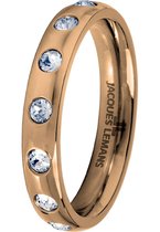Jacques Lemans - Ring avec cristaux Swarovski - S-R60C58 - Taille de la Ring: 58