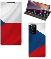 Stand Case Geschikt voor Samsung Galaxy Note 20 Ultra Smart Cover Tsjechische Vlag