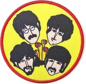 The Beatles - Yellow Submarine Periscopes & Heads Patch - Multicolours
