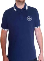 The Beatles Polo shirt -2XL- Drum Logo Blauw