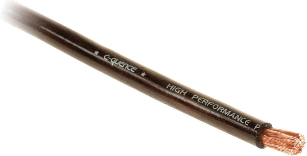 Voedingskabel 10,00 mm² zwart 100 Meter
