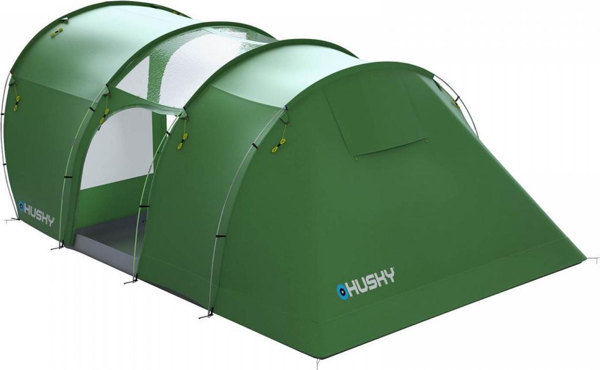 | Husky Tent Bowad Polyester 455 X 320 Cm Groen Husky tent Bowad 4 person polyester 455 x 320 cm green