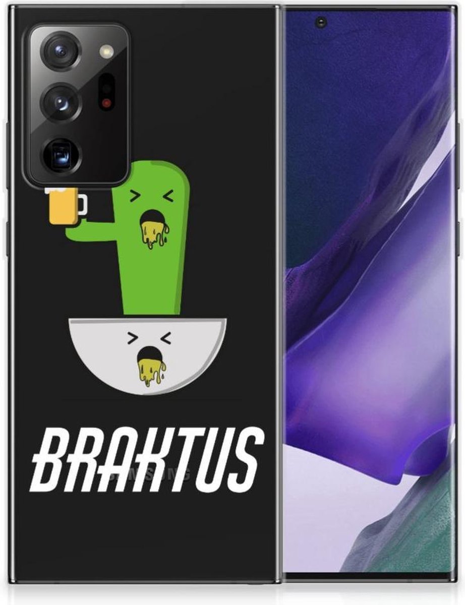 TPU Hoesje voor Samsung Galaxy Note20 Ultra Telefoonhoesje met Naam Braktus