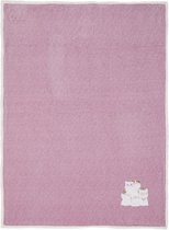 Clayre & Eef Plaid 130*160 cm Roze Polyester Rechthoek Katten Deken Kleed Dekentje