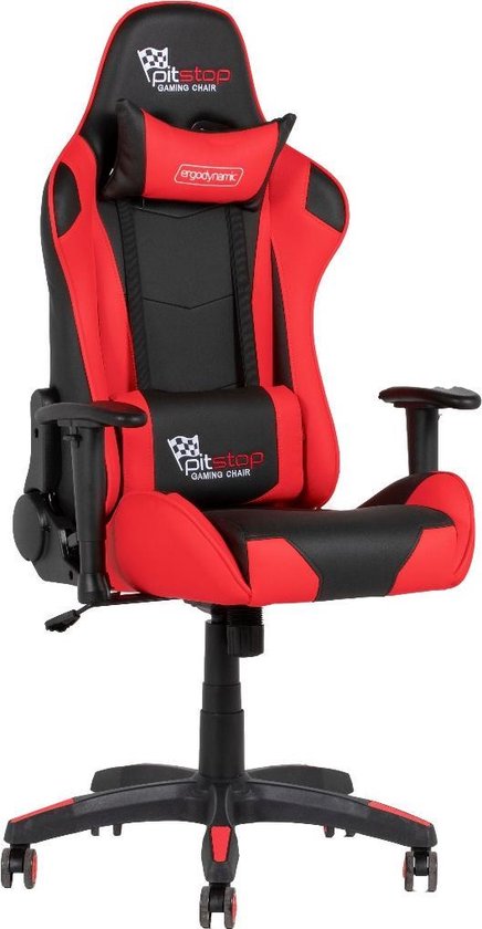 bol com goets gamestoel kimi gaming stoel gaming chair rood zwart