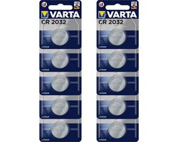 Varta HouseholdKnoopcel Batterij CR2032 10 Stuk(s) 3V 0.23Ah