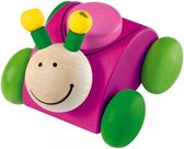 Selecta Spielzeug Speelgoedkever Rollina Junior 3 X 1 Cm Hout Roze/groen