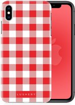 Lushery Hard Case voor iPhone Xs Max - Giddy Gingham