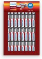 Philips Power Alkaline - AAA Batterijen - 40-pack