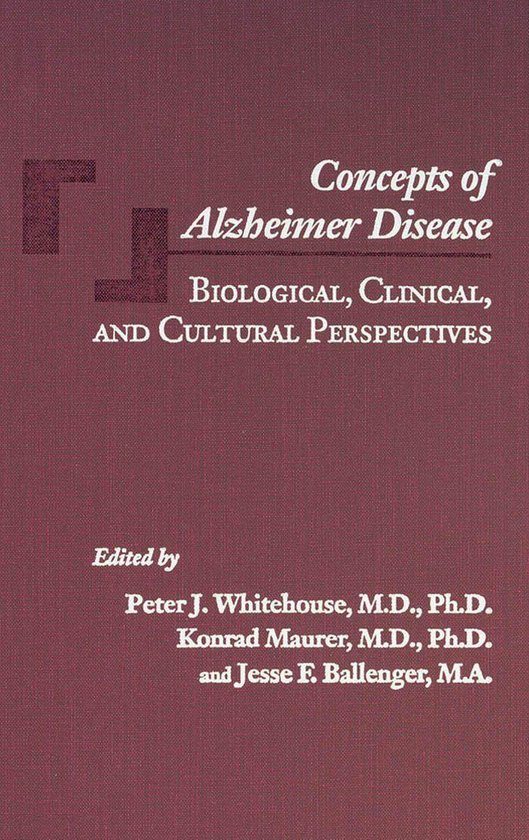 Gerontology - Concepts of Alzheimer Disease - cover