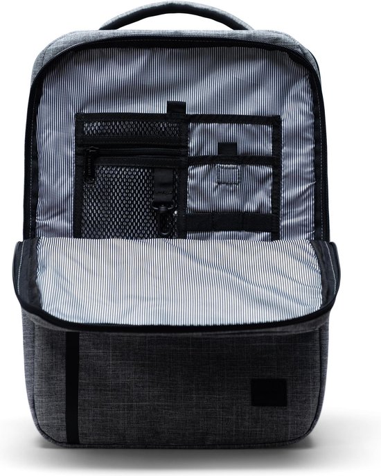 Herschel Travel Backpack Raven Crosshatch Rugzak 30L 3