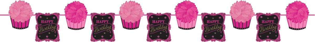 Fluffy Cupcake Garland Born ToBe Fabulous